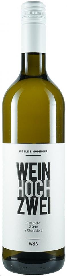 2019er WeinhochZwei Weißweincuveé, trocken Bild