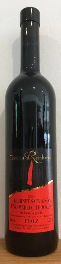 Cabernet 2015er und Sauvignon Merlot Pfalz Weingut 0.75l trocken