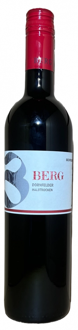 2021er Dornfelder Rotwein halbtrocken 0.75l Weingut Berg