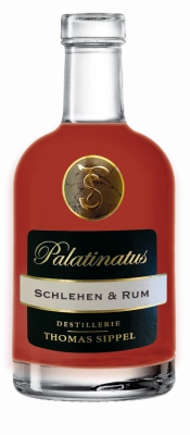 Zum Wein / Sekt: Schlehen-Rum Likör 0.5l 25% vol 