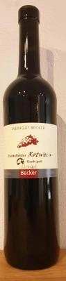Zum Wein / Sekt: Dunkelfelder Rotwein trocken 0.75l