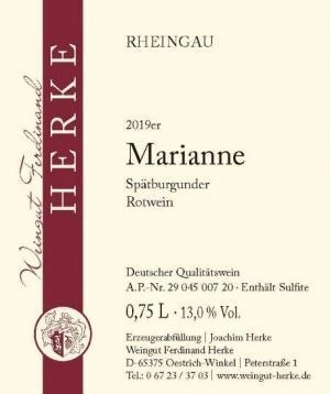 2020er Marianne Spätburgunder Q.b.A trocken 0.75l