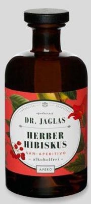 Zum Wein / Sekt: Dr. Jaglas - Herber Hibiskus alkoholfrei - 500ml