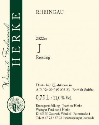 Zum Wein / Sekt: 2022er J Riesling Q.b.A. Trocken 0.75l