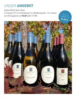 Zum Wein / Sekt: Herbst MEND-Wein-Paket 