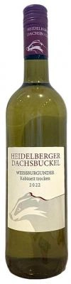 Zum Wein / Sekt: Heidelberger Dachsbuckel Weißburgunder Kabinett trocken 0.75l