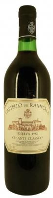 Zum Wein / Sekt: Castello dei Rampolla Chianti Classico Riserva 1982 Rotwein