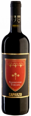 Zum Wein / Sekt: Tenuta Caparzo Sangiovese di Toscana IGT 2021 Rotwein