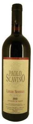 Zum Wein / Sekt: Raritäten Nebbiolo Langhe Scavino 1990 Rotwein