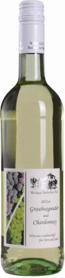 Zum Wein / Sekt: 2021er Grauburgunder und Chardonnay Deutscher Qualitätswein trocken 0.75l
