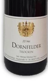 2014er Dornfelder Qualitätswein trocken. im Barrique gereift. 0.75l