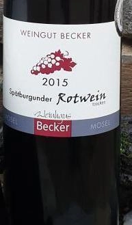 2015er Spätburgunder Rotwein trocken 