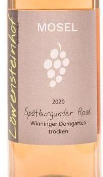 2020er Winninger Domgarten Spätburgunder Rosé Qualitätswein trocken 0.75l