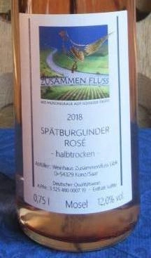 2021er Mosel Spätburgunder Rosé Qualitätswein halbtrocken 0.75l