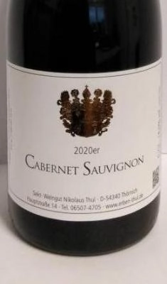 2020er Cabernet Sauvignon Qualitätswein Rotwein trocken 0.75l