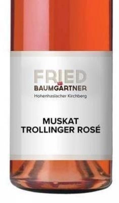 Hohenhaslacher Kirchberg Muskattrollinger Rosé