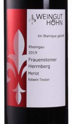2019er Frauensteiner Herrenberg Merlot QbA trocken Barrique0.75l