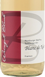 2021er Homburger Edelfrau Spätburgunder Blanc de Noir QbA trocken 0.75l