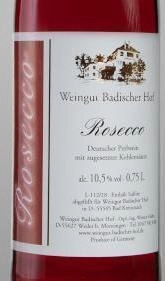Rosecco   Dt. Perlwein mit zugesetzter Kohlensäure  0.75l