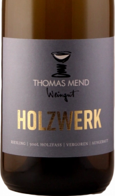 2021 HOLZWERK Riesling trocken. Iphöfer Kalb | Qualitätswein (0.75L)