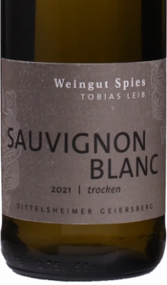 Sauvignon Blanc trocken - Dittelsheimer Geiersberg