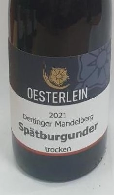2021er Dertinger Mandelberg Spätburgunder Qualitätswein trocken 
