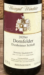 2020er Dornfelder Rotwein lieblich