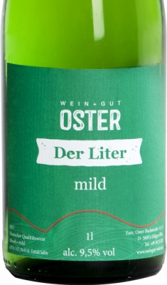 2022er Der Liter Qualitätswein mild 1l