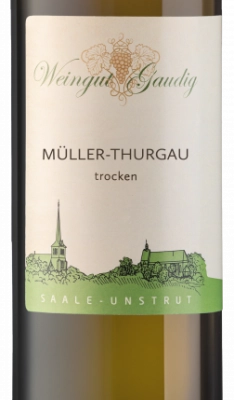 2022er Burgwerbener Herzogsberg Müller-Thurgau Deutscher Qualitätswein trocken 0.75l
