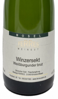 Weißburgunder Winzersekt Brut 0.75l