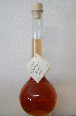 Zum Wein / Sekt: Edler Weinbergspfirsich-Likör 24% 0.5 L