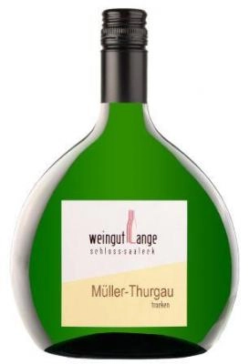 Zum Wein / Sekt: Müller-Thurgau trocken Bocksbeutel 