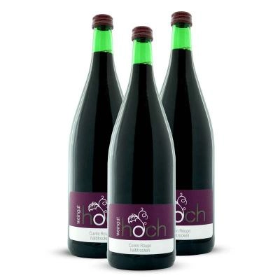 Zum Wein / Sekt: 2020er Cuvée Rouge Q.b.A. halbtrocken 1.0l.