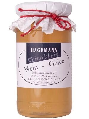 Zum Wein / Sekt: Riesling Weingelee