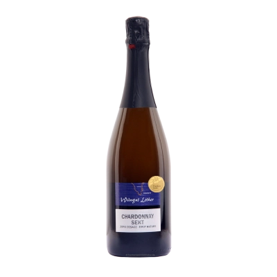 Zum Wein / Sekt: 2019er Wipfelder Zehntgraf Chardonnay Sekt b. A. brut nature 