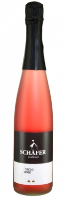 Zum Wein / Sekt: Secco Rosé - Deutscher Perlwein rosé mit zugesetzter Kohlensäure 