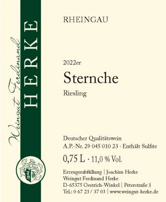 Zum Wein / Sekt: 2022er Sternche Riesling Q.b.A. 0.75l