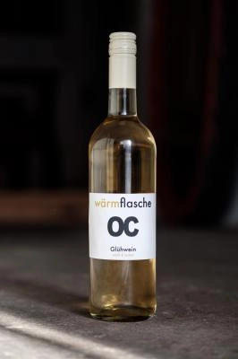 Zum Wein / Sekt: Weißer Glühwein - Wärmflasche 