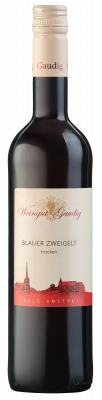 Zum Wein / Sekt: 2022er Burgwerbener Herzogsberg Blauer Zweigelt DQW trocken 0.75l