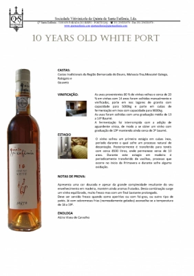 Zum Wein / Sekt: Eufemia White 10 Years Port 0.5 L