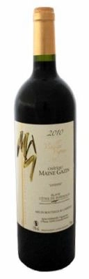 Zum Wein / Sekt: 
    Château Maine-Gazin
    Vieilles Vignes Livenne
          Blaye - Côtes de Bordeaux
        2010
    
  