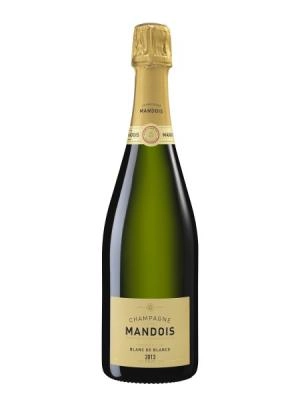 Zum Wein / Sekt: 
    Henri Mandois
    Blanc de Blancs Brut Champagne Premier Cru
          Champagne
        2018
    Schaumwein
  
