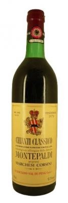 Zum Wein / Sekt: Raritäten Montepaldi Chianti Classico Marchesi Corsini 1978 Rotwein