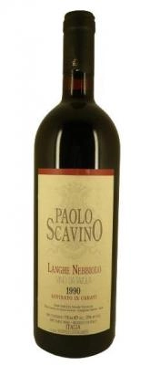 Zum Wein / Sekt: Raritäten Nebbiolo Langhe Scavino 1990 Rotwein