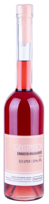 Zum Wein / Sekt: Erdbeer-Rhabarber-Likör 0.5 l