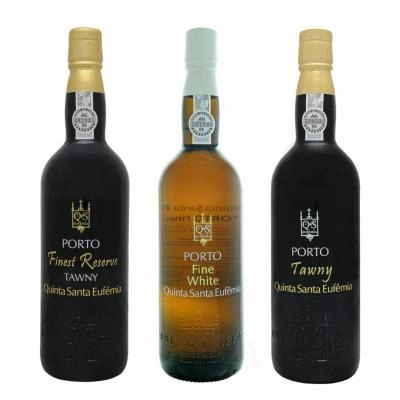 Zum Wein / Sekt: Eufemia Dry white Port Douro Cima Corgo NV golden yellow