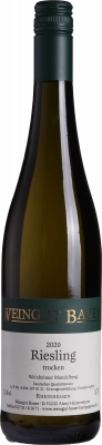 Zum Wein / Sekt: 2020er Weinheimer Mandelberg Riesling Qualitätswein trocken 0.75l