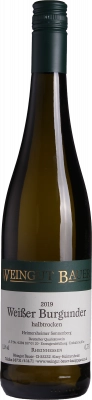 2019er Heimersheimer Sonnenberg Weißer Burgunder Qualitätswein halbtrocken 0.75l